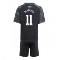 Aston Villa Ollie Watkins #11 Replika babykläder Bortaställ Barn 2025-26 Kortärmad (+ korta byxor)